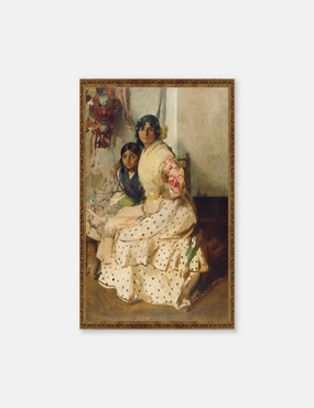 Pepilla and Her Daughter Wall Art by Joaqun Sorolla y Bastida Goldnordic style wall decor