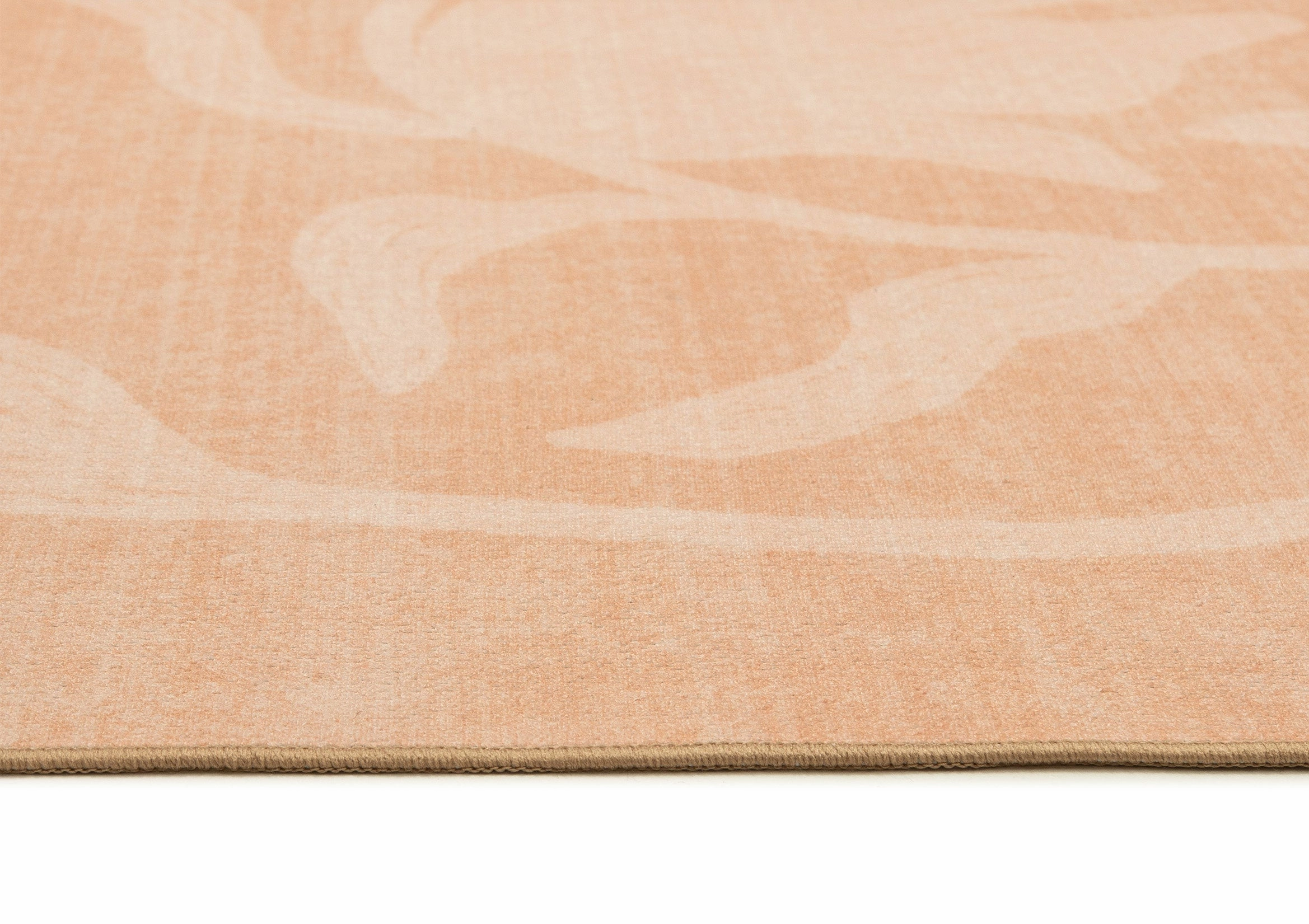 Pernilla Peach Botanical Washable Rug