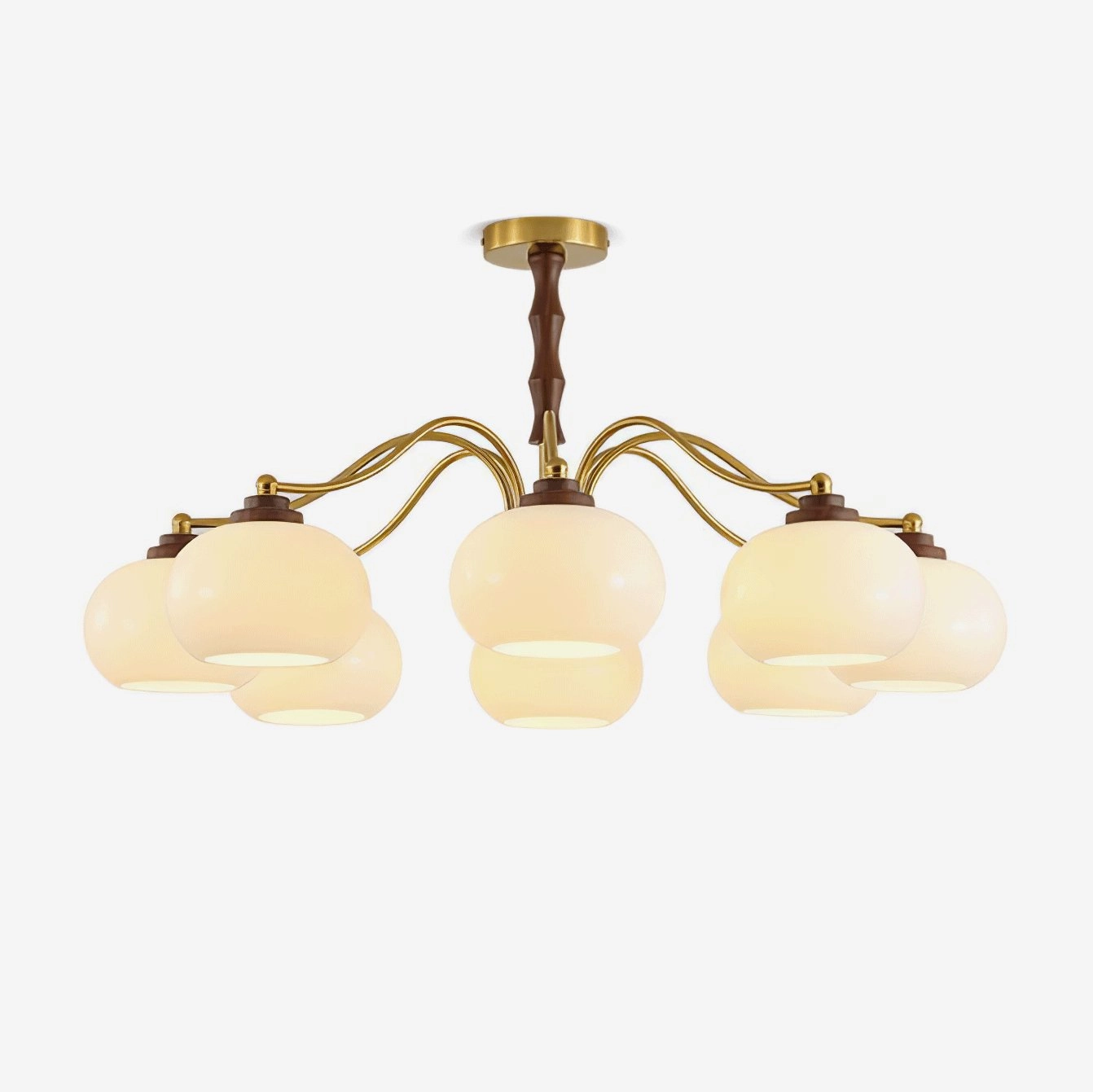 Persimmon Glass Globe Chandelierrustic chandelier,bedroom chandelier 
