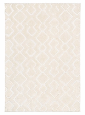 Petra Ivory Diamond Rugmodern color block patchwork rug