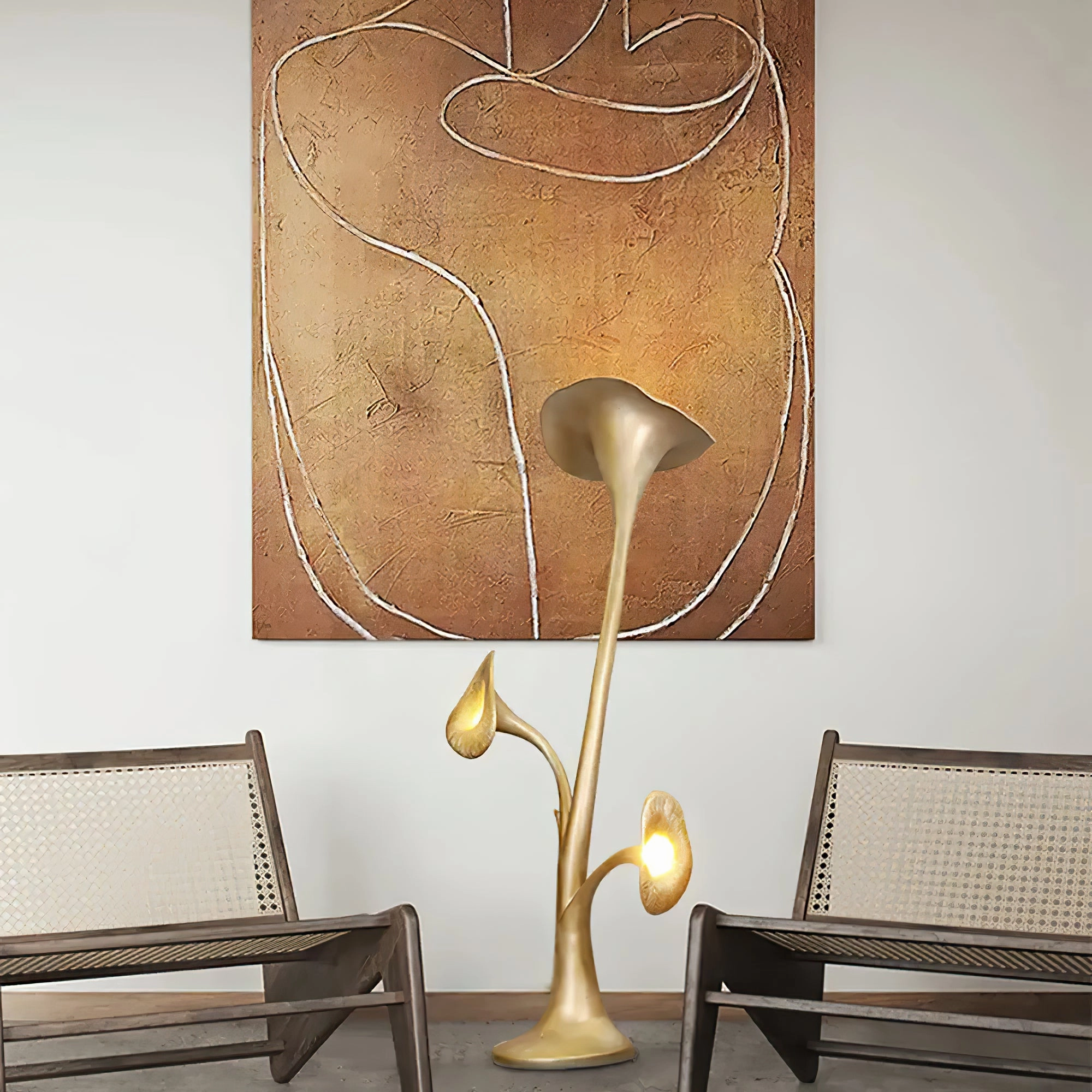 Petunia Sculpture Floor Lamp