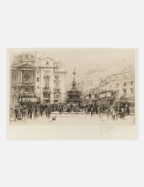 Piccadilly Circus (with Criterion Theatre) Print by William Walcotnordic style wall decor