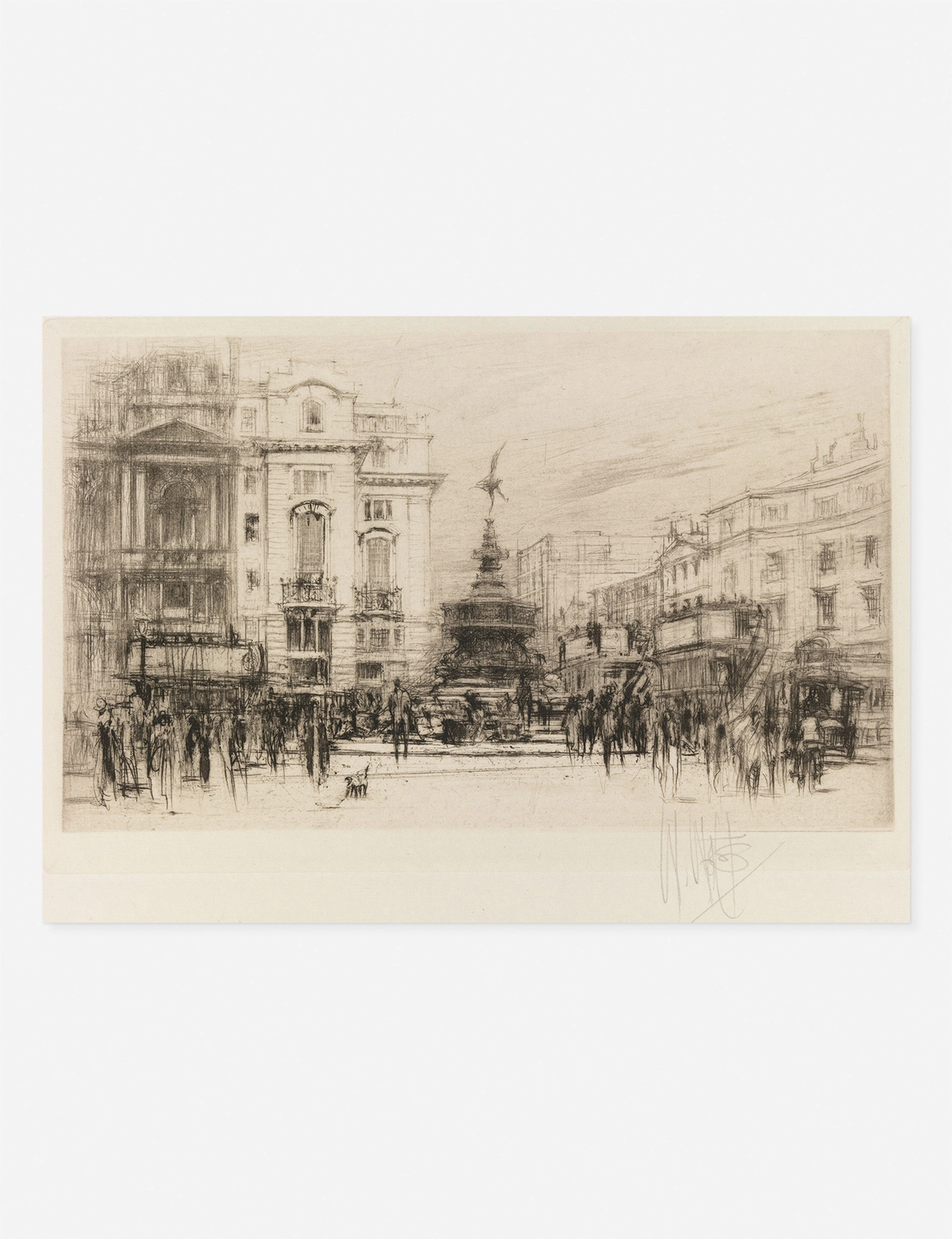 Piccadilly Circus (with Criterion Theatre) Print by William Walcotnordic style wall decor