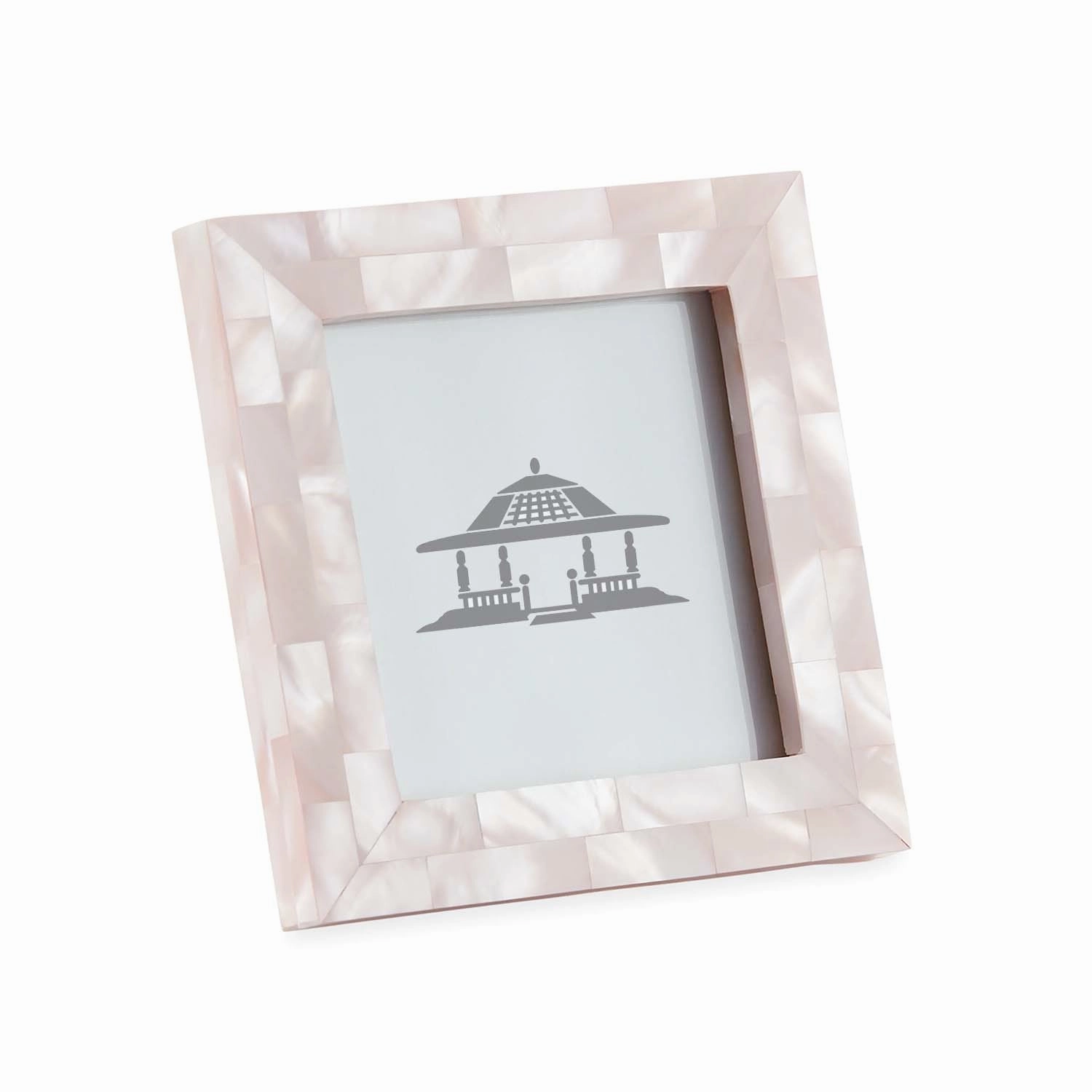 Pink Mother Of Pearl Frame - 3.5"picture frame ,decorative photo frame 