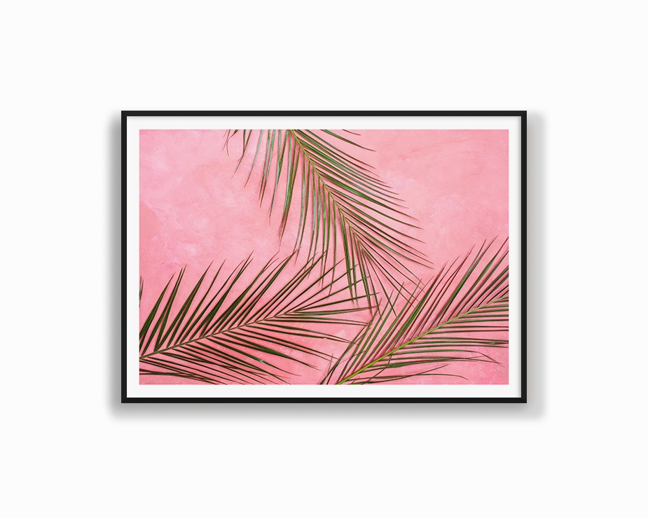 Pink Palmsnordic style wall decor