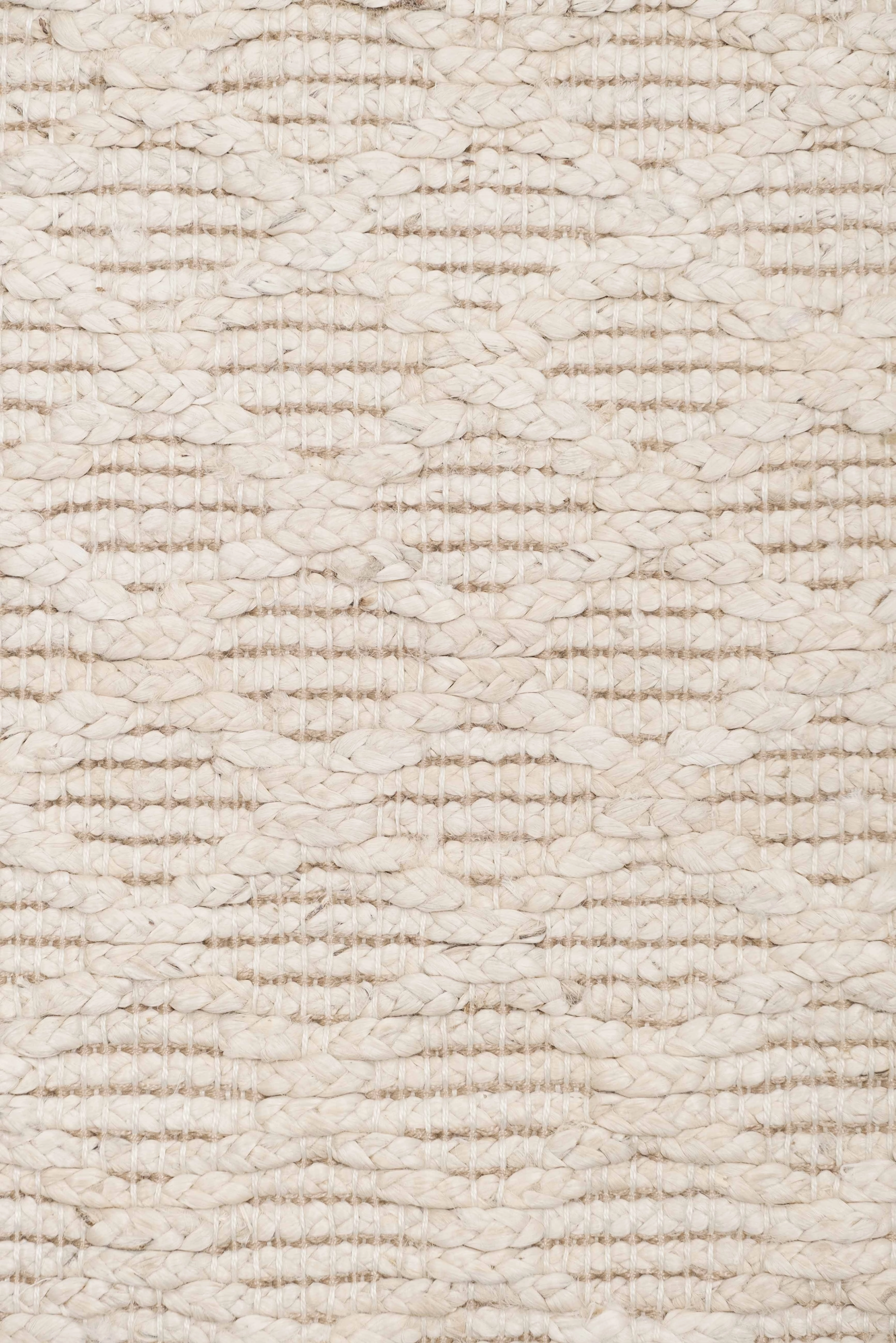 Piper Diamond Bleached Jute Rug *NO RETURNS UNLESS FAULTY