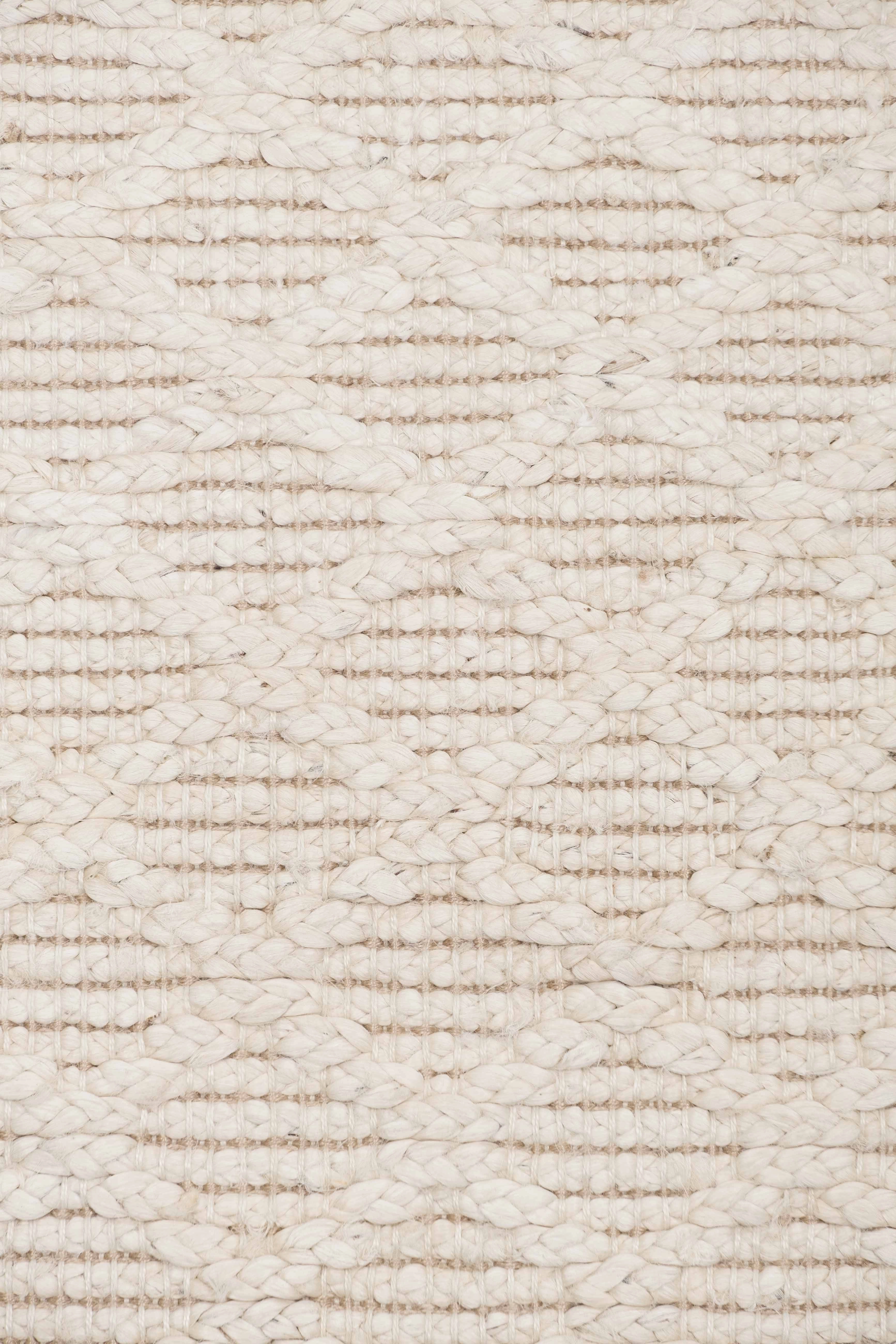 Piper Diamond Bleached Jute Runner Rug