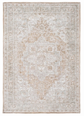 Piya Brown and Grey Traditional Distressed Rugmodern color block patchwork rug