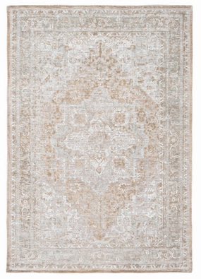 Piya Brown and Grey Traditional Distressed Rugmodern color block patchwork rug