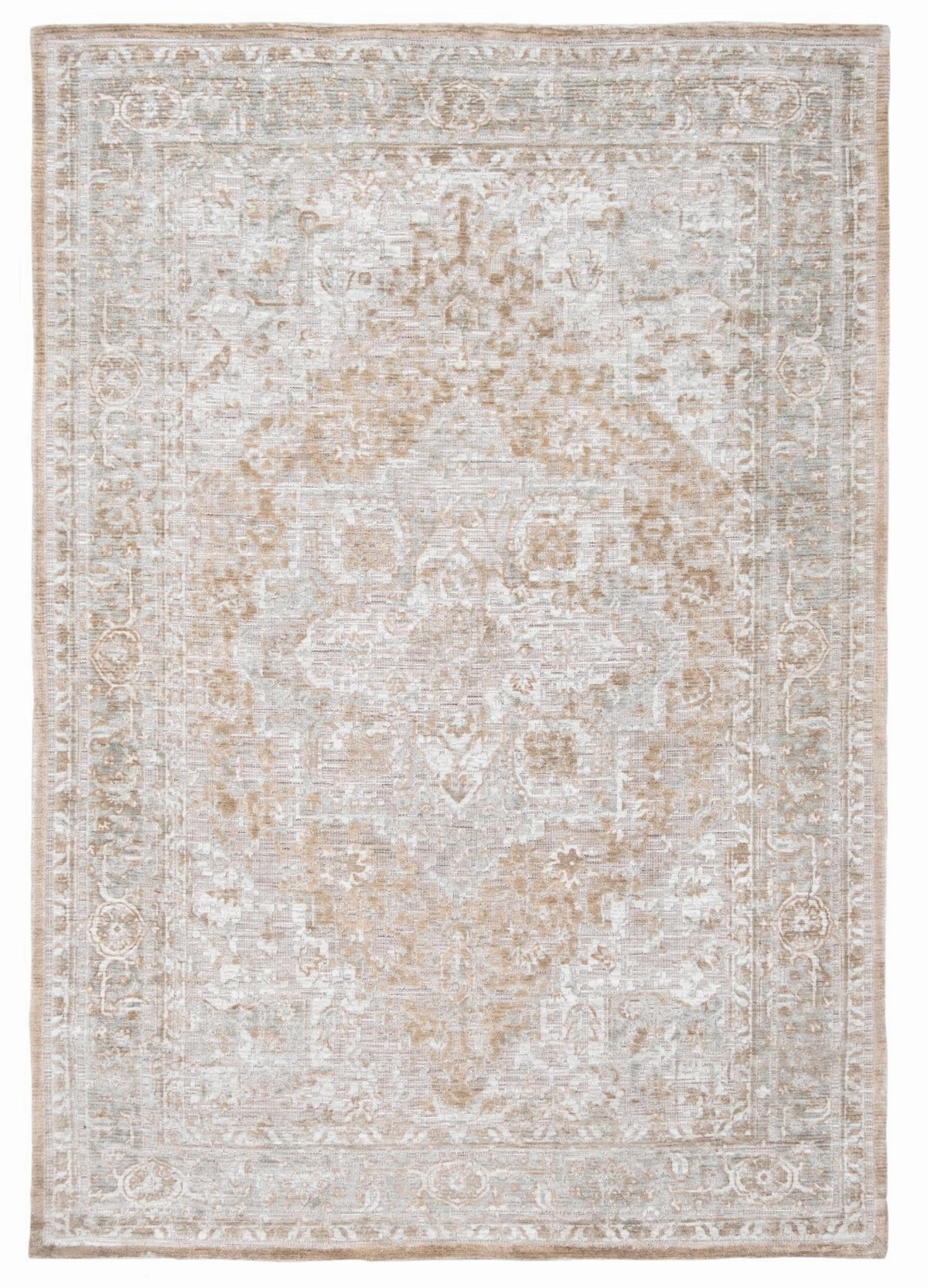 Piya Brown and Grey Traditional Distressed Rugmodern color block patchwork rug