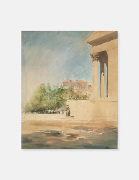 Place de la Madeleine II Print by Giuseppe De Nittisnordic style wall decor