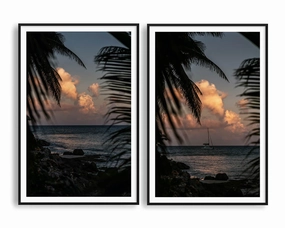 Playa Del Carmen Set INCLUDES TWO PRINTSmodern abstract painting decor