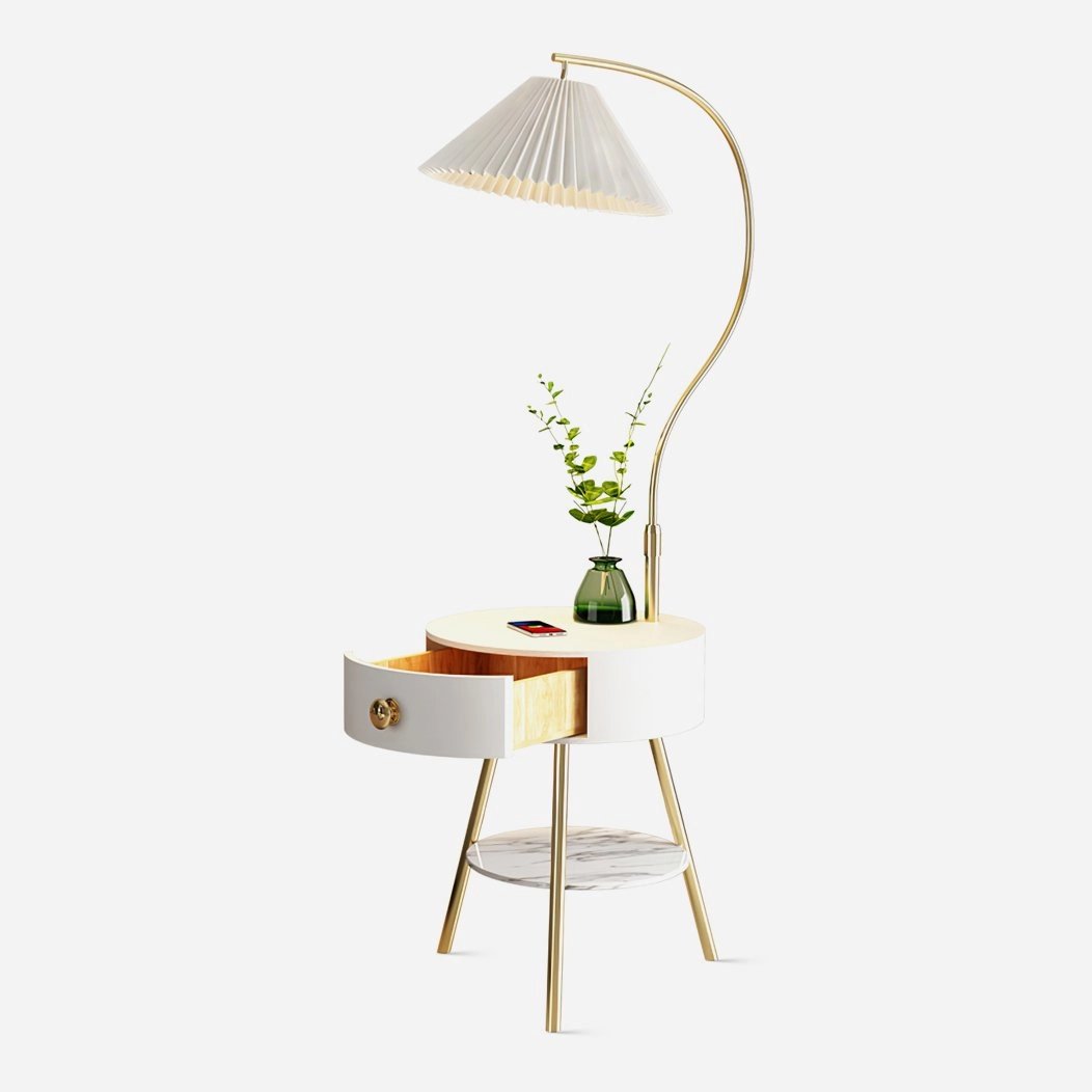 Pleated Nightstand Floor Lightmodern floor lamp,floor lamp for bedroom 