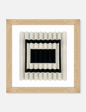Pleated Rectangle by Bobby Berknordic style wall decor