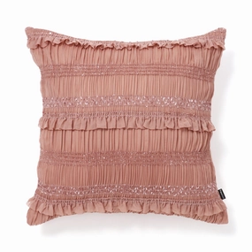 Pleats Gather Cushion Cover 450 x 450  Pinkbedding sets ,throw blankets 