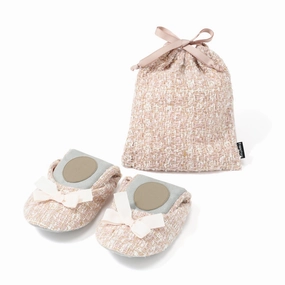 Pocketable Roomshoes Tweed  Pinkbedding sets ,throw blankets 