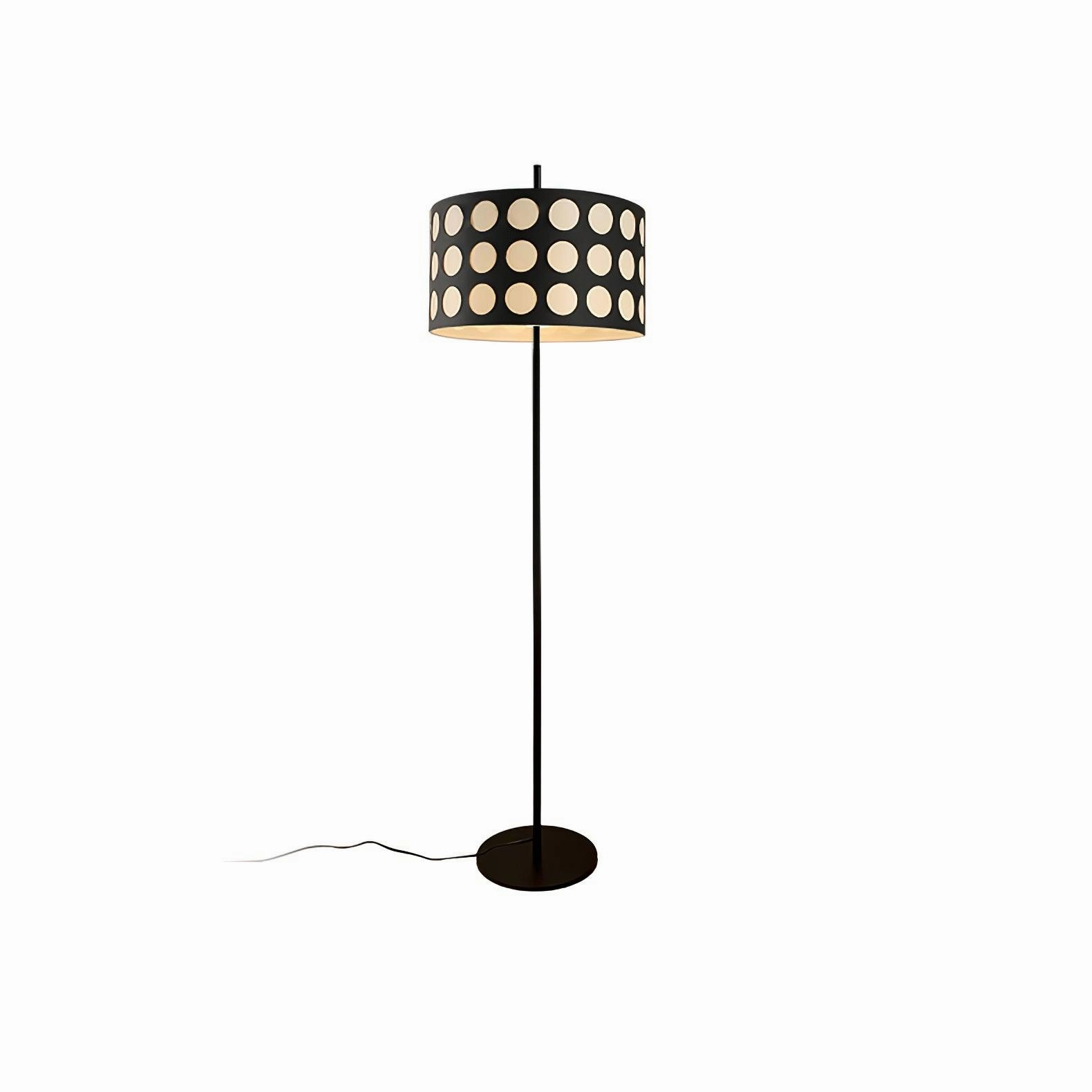 Polka Arc Fabric Floor Lamp
