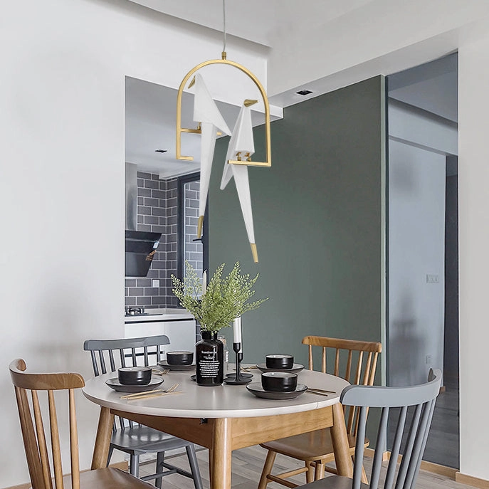 Polly Origami Bird Pendant Light