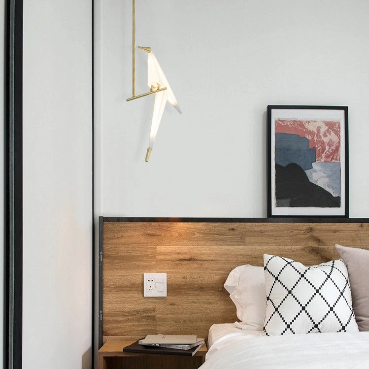 Polly Origami Bird Pendant Light