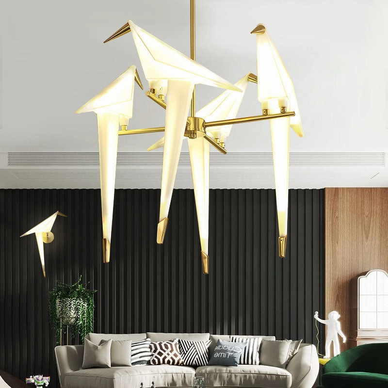 Polly Origami Bird Pendant Light