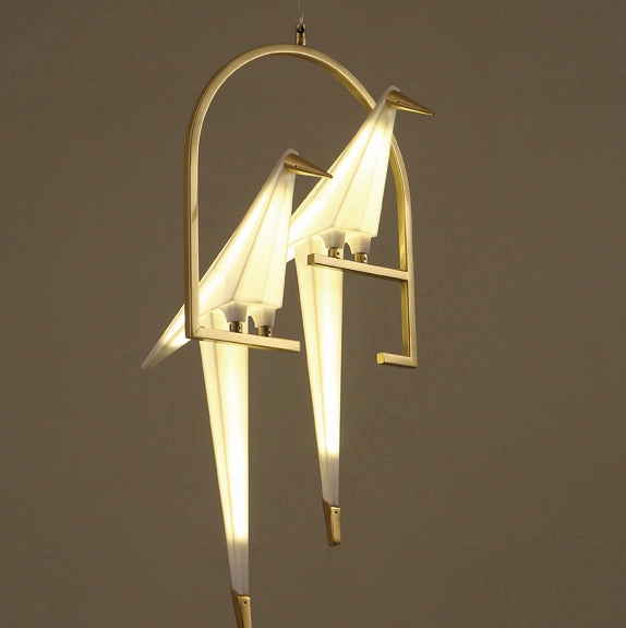 Polly Origami Bird Pendant Light