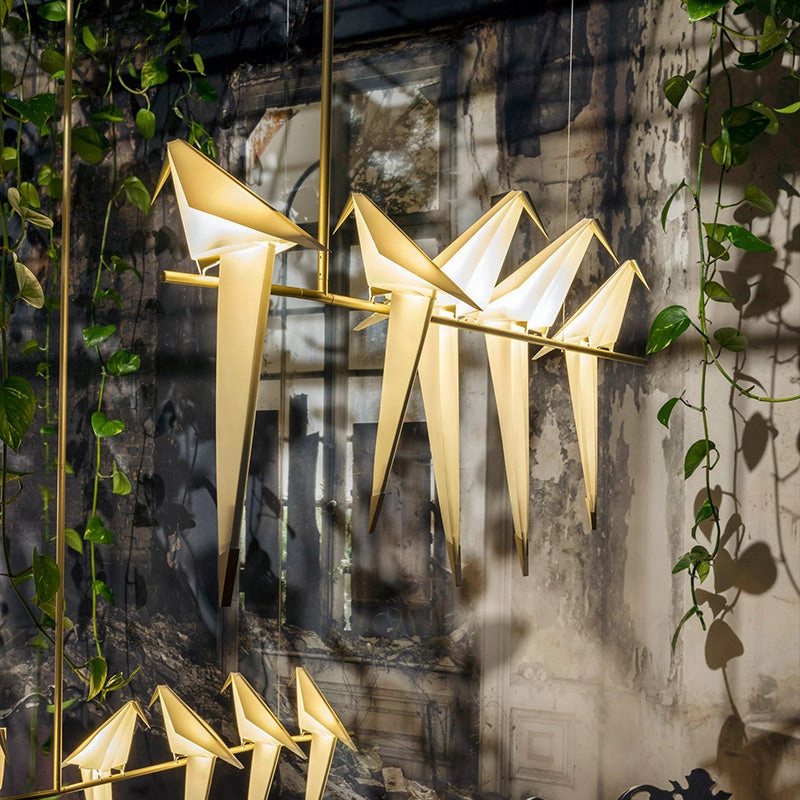 Polly Origami Bird Pendant Light