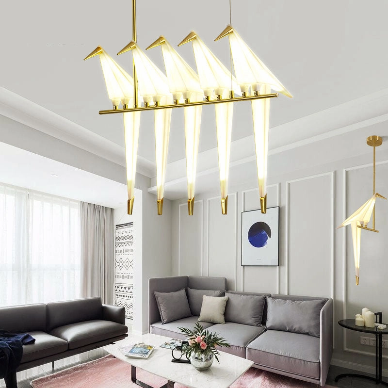 Polly Origami Bird Pendant Light