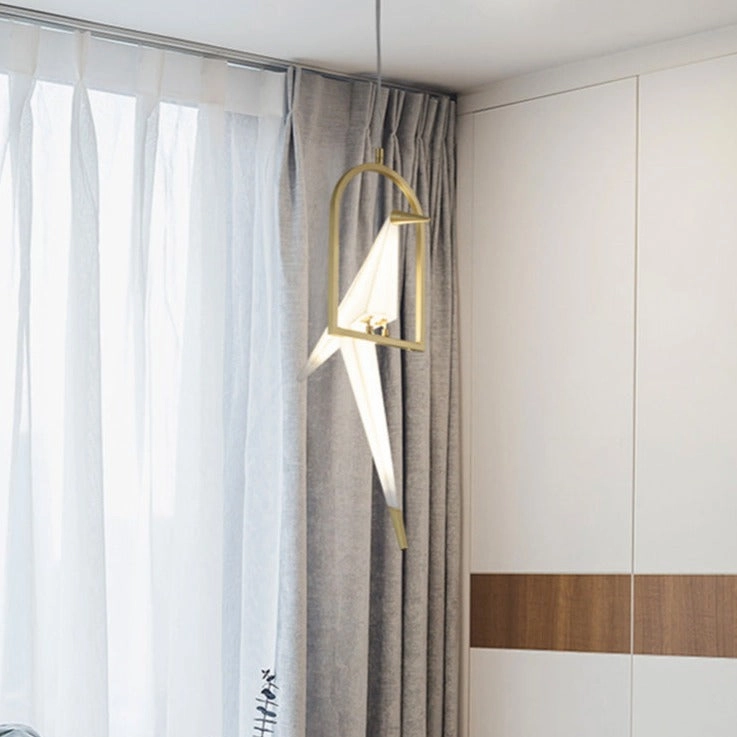 Polly Origami Bird Pendant Light