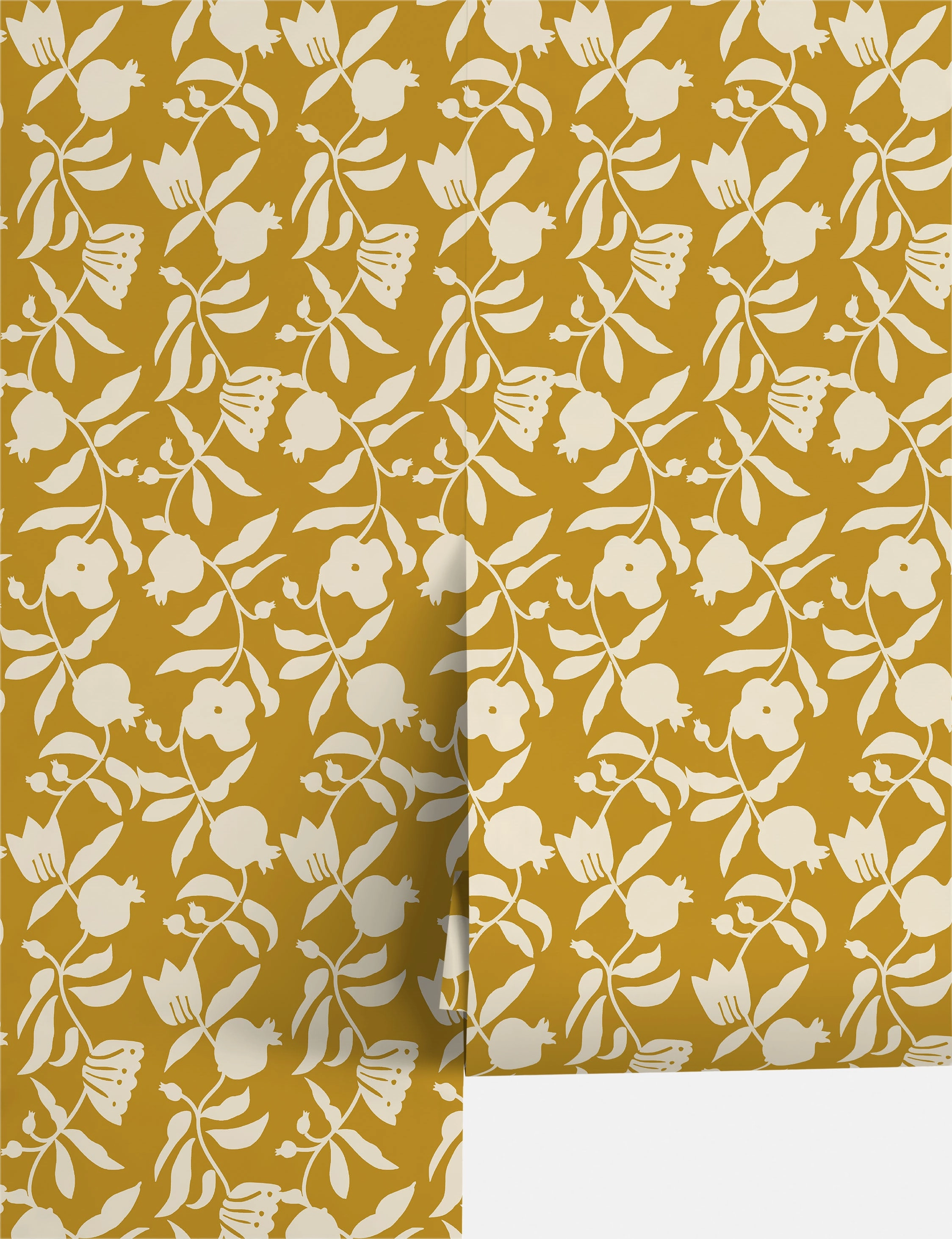 Pome Floral Wallpaper by Sarah Sherman Samuel
