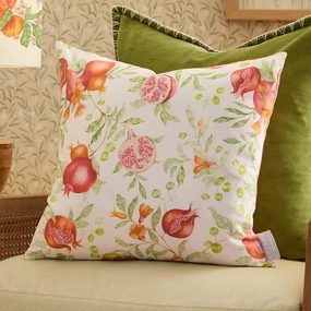 Pomegranate Grove Printed Cushion Redhome decor ,wall decor 