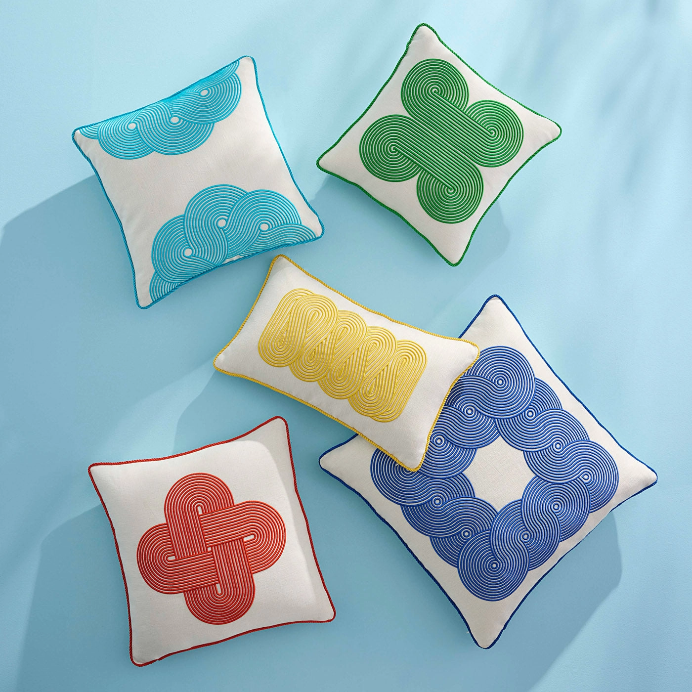 Pompidou Yellow Path Pillow