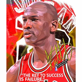 Pop Art Poster Wall Decoration Drawing Michael Jordan The Key to Success  modern abstract painting decor