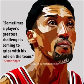 Pop Art Poster Wall Decoration Drawing NBA Scottie Pippenmodern abstract painting decor