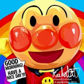 Pop Art Wall Decoration Drawing (Anpanman)modern abstract painting decor