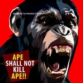 Pop Art Wall Decoration Drawing (Ape) modern abstract painting decor