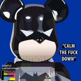 Pop Art Wall Decoration Drawing (Bearbrick - Batman) modern abstract painting decor