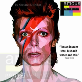 Pop Art Wall Decoration Drawing (David Bowie) modern abstract painting decor