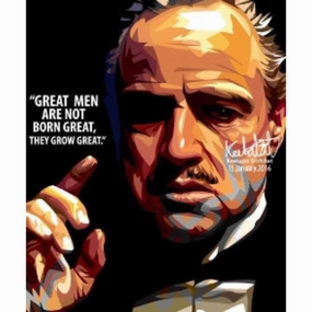 Pop Art Wall Decoration Drawing (Don Vito Corleone - Great Men)Godfather modern abstract painting decor