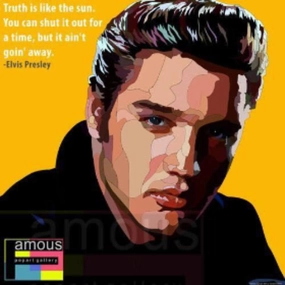 Pop Art Wall Decoration Drawing (Elvis Presley)modern abstract painting decor