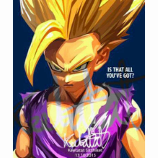 Pop Art Wall Decoration Drawing (Gohan)modern abstract painting decor
