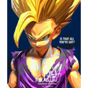 Pop Art Wall Decoration Drawing (Gohan)modern abstract painting decor