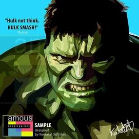 Pop Art Wall Decoration Drawing (Hulk)modern abstract painting decor