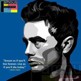 Pop Art Wall Decoration Drawing (James Dean)modern abstract painting decor
