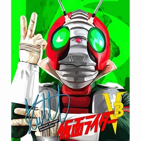 Pop Art Wall Decoration Drawing (Kamen Rider V3) modern abstract painting decor