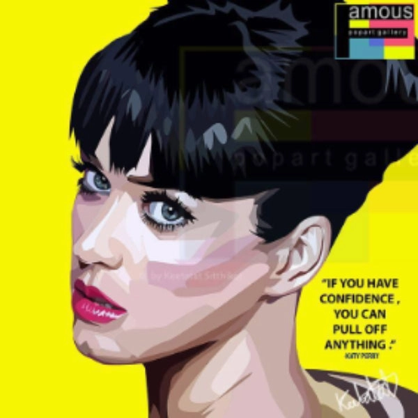 Pop Art Wall Decoration Drawing (Katy Perry) modern abstract painting decor