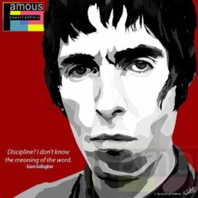 Pop Art Wall Decoration Drawing (Liam Gallagher) modern abstract painting decor