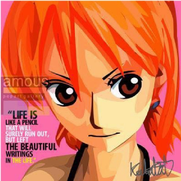 Pop Art Wall Decoration Drawing (Nami)modern abstract painting decor