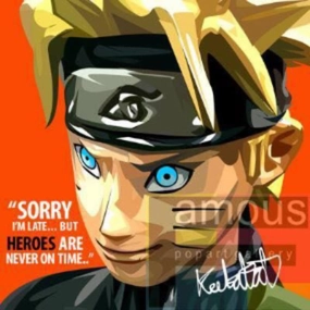 Pop Art Wall Decoration Drawing (Naruto)modern abstract painting decor