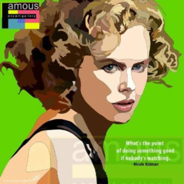 Pop Art Wall Decoration Drawing (Nicole Kidman)modern abstract painting decor