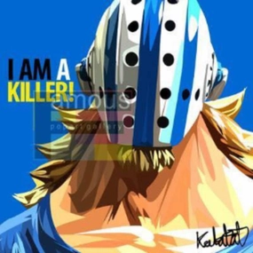 Pop Art Wall Decoration Drawing (One Piece Killer)modern abstract painting decor